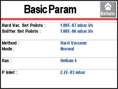 ASM 340 — экран Basic Param
